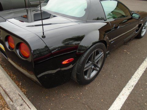 C5 Z06 with Black Shiny Paint — Pipersville, PA — The Vette Shop