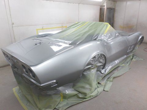 1968 Corvette Silver Body Paint — Pipersville, PA — The Vette Shop