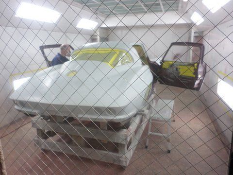 1966 Coupe Before Paint — Pipersville, PA — The Vette Shop