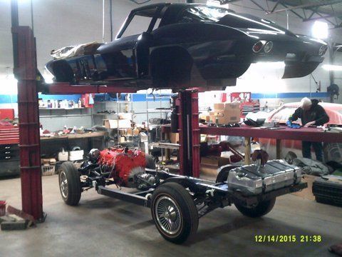 After Repairing Black Chevrolet Corvette Car — Pipersville, PA — The Vette Shop