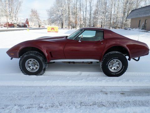 Maroon Corvette After Restoration — Pipersville, PA — The Vette Shop