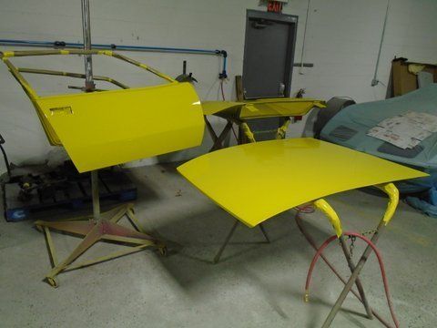 1972 Pantera Yellow Door Sheet — Pipersville, PA — The Vette Shop