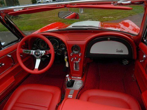 Red Corvette Front Seat — Pipersville, PA — The Vette Shop