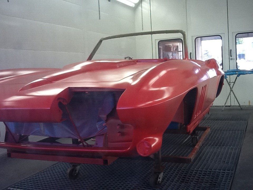 1965 Red Corvette Red Coated — Pipersville, PA — The Vette Shop