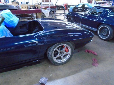 Blue Vintage Car Restoration — Pipersville , PA — The Vette Shop