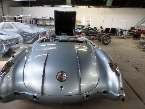 Silver Blue Car Corvette Trunk — Pipersville, PA — The Vette Shop