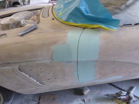 1958 Silver Blue Corvette Broken Door Sheet — Pipersville, PA — The Vette Shop