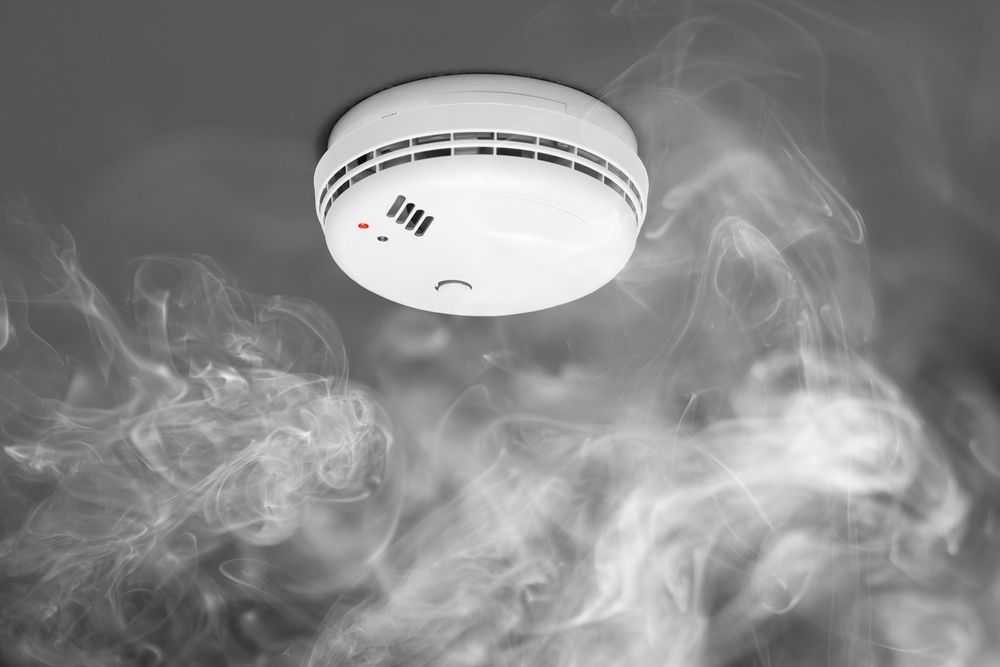 Smoke Detector on a Ceiling, Detecting Smoke — Elite Electrical Ballarat in Delacombe, VIC