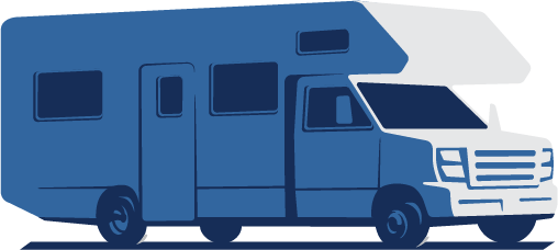 An isometric illustration of a storage room filled with boxes , a bicycle , and other items.