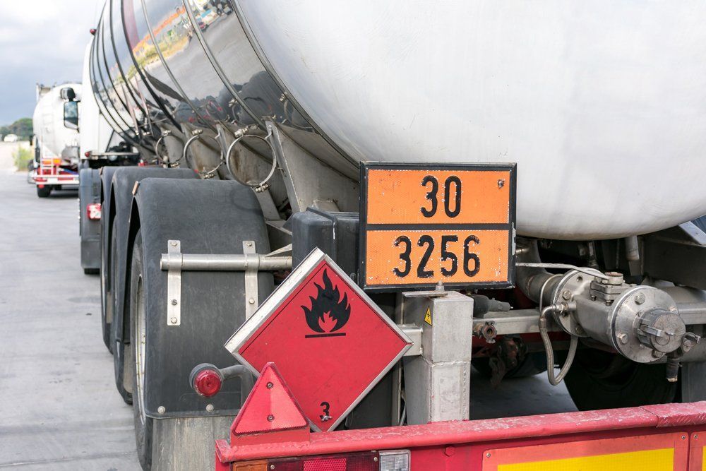 Rear View of Tanker Truck — Jacksonville, FL — Paul Murray Oil Inc