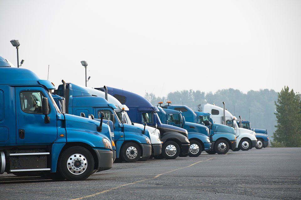 Blue Semi Trucks — Jacksonville, FL — Paul Murray Oil Inc