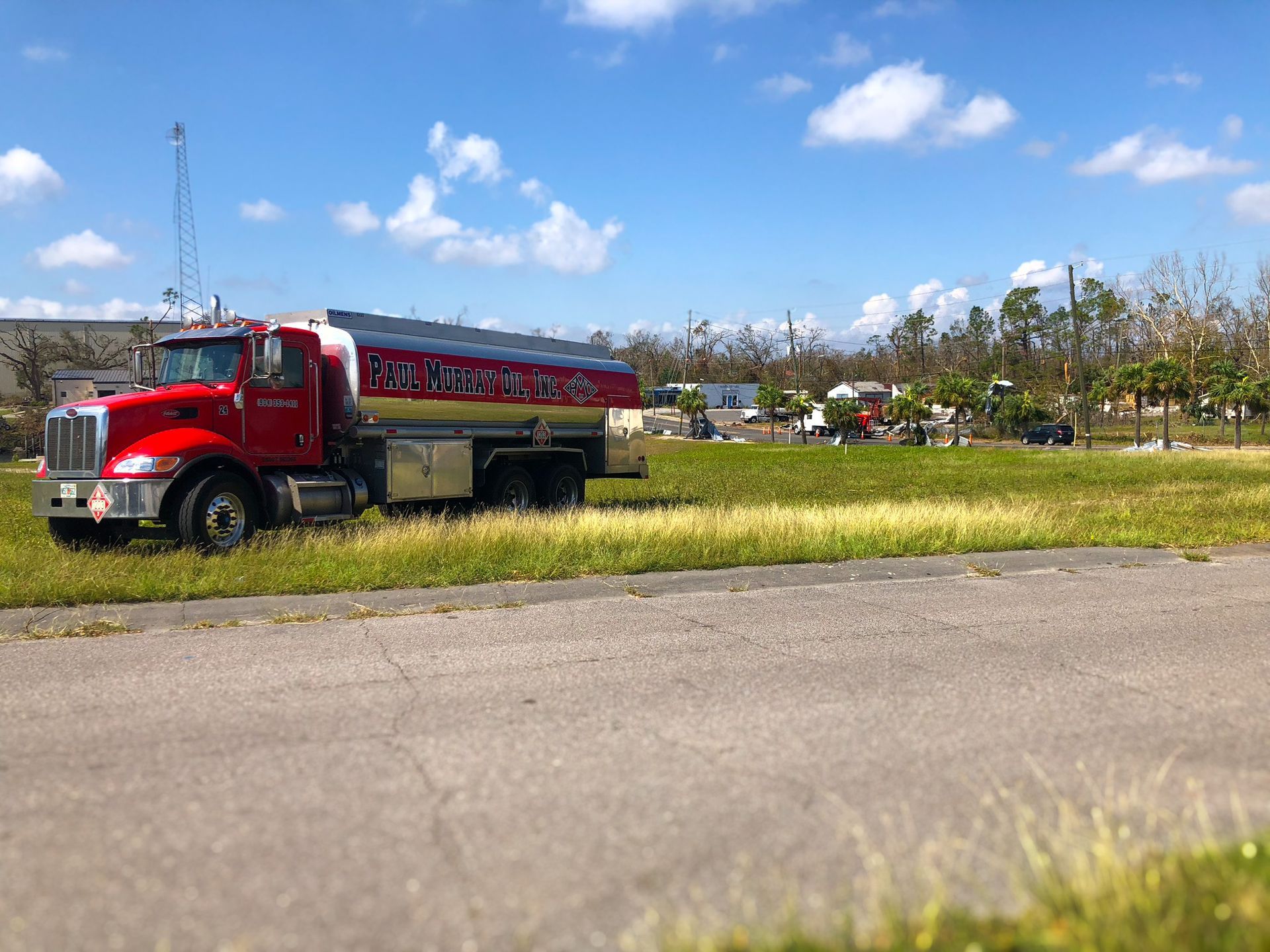 Fuel Delivery Operator Fills Underground Tank — Jacksonville, FL — Paul Murray Oil Inc