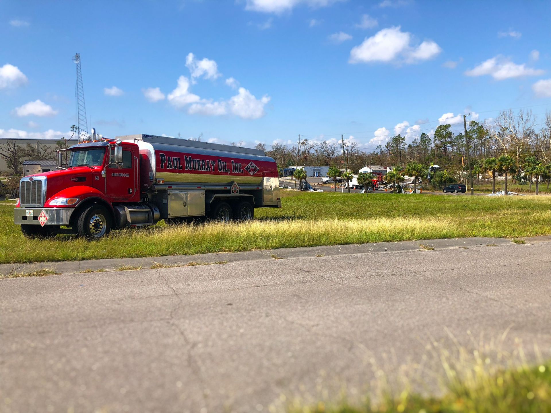 Red and Silver Oil Truck — Jacksonville, FL — Paul Murray Oil Inc