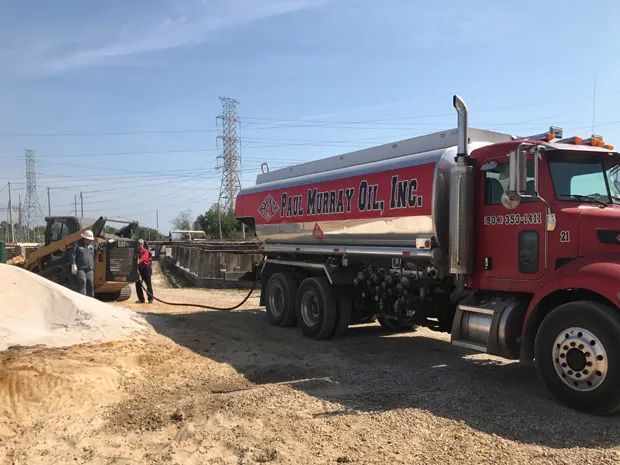 Red Tanker Truck — Jacksonville, FL — Paul Murray Oil Inc