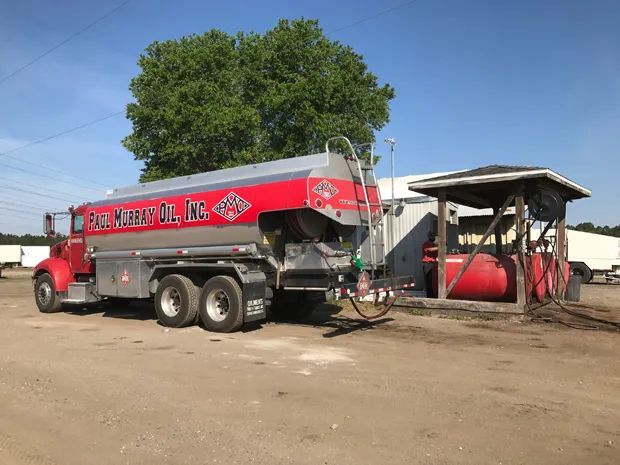 Red and Silver Tanker Truck — Jacksonville, FL — Paul Murray Oil Inc