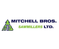 The logo for mitchell bros. sawmillers ltd.