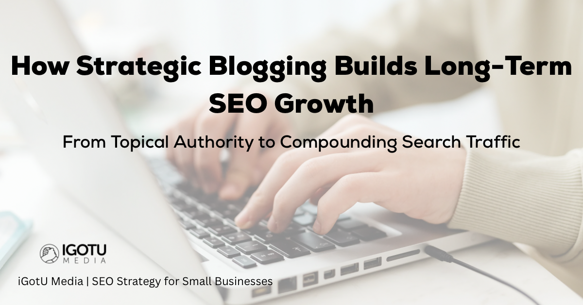 Hands typing on a laptop, with text overlay: Hands typing on a laptop, with text overlay: