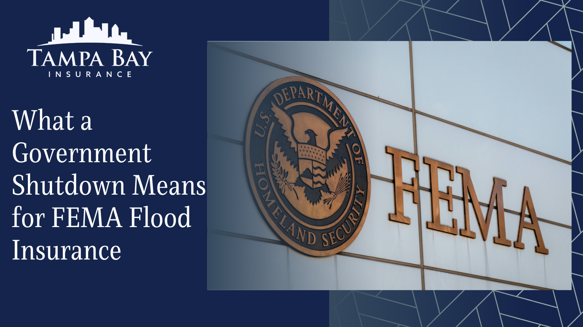 FEMA building with logo. Text: 