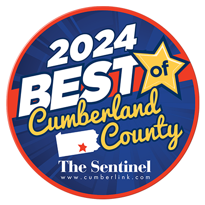 A sticker that says 2024 best of cumberland county