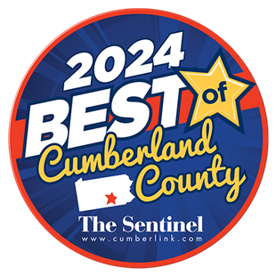 A sticker that says 2024 best of cumberland county