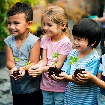Preschool — Kids Holding Soil in Norman, OK