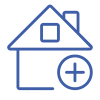 Home & Plus Sign. Watts Construction Offers Home Additions in Mid-Missouri