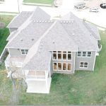 An Aerial View of a Large Mid-Missouri Custom Home From Watts Construction