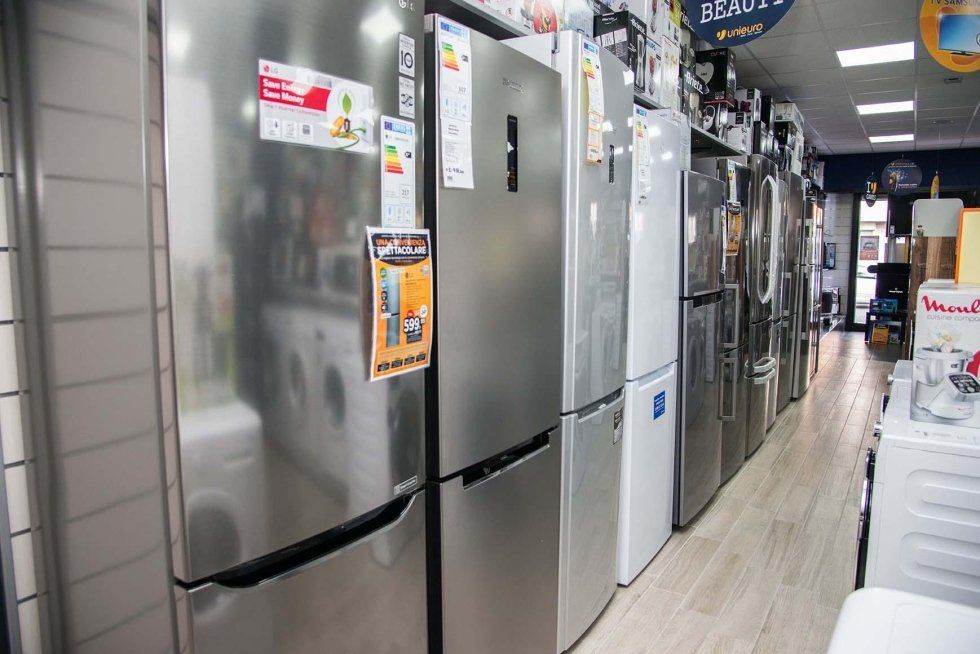 frigoriferi in esposizione