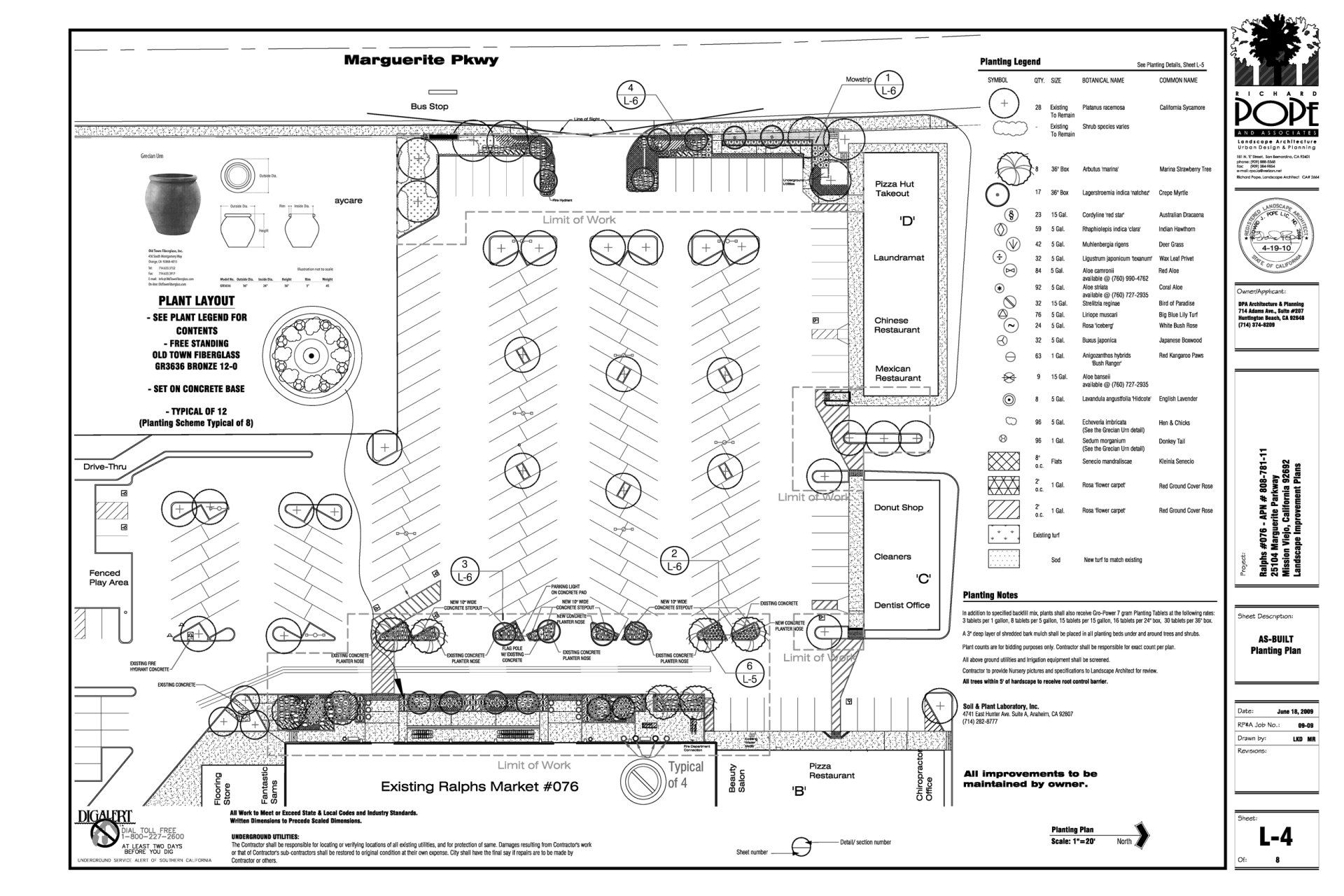 Architectural Project Of Ralph — San Bernardino, CA — Richard Pope & Associates