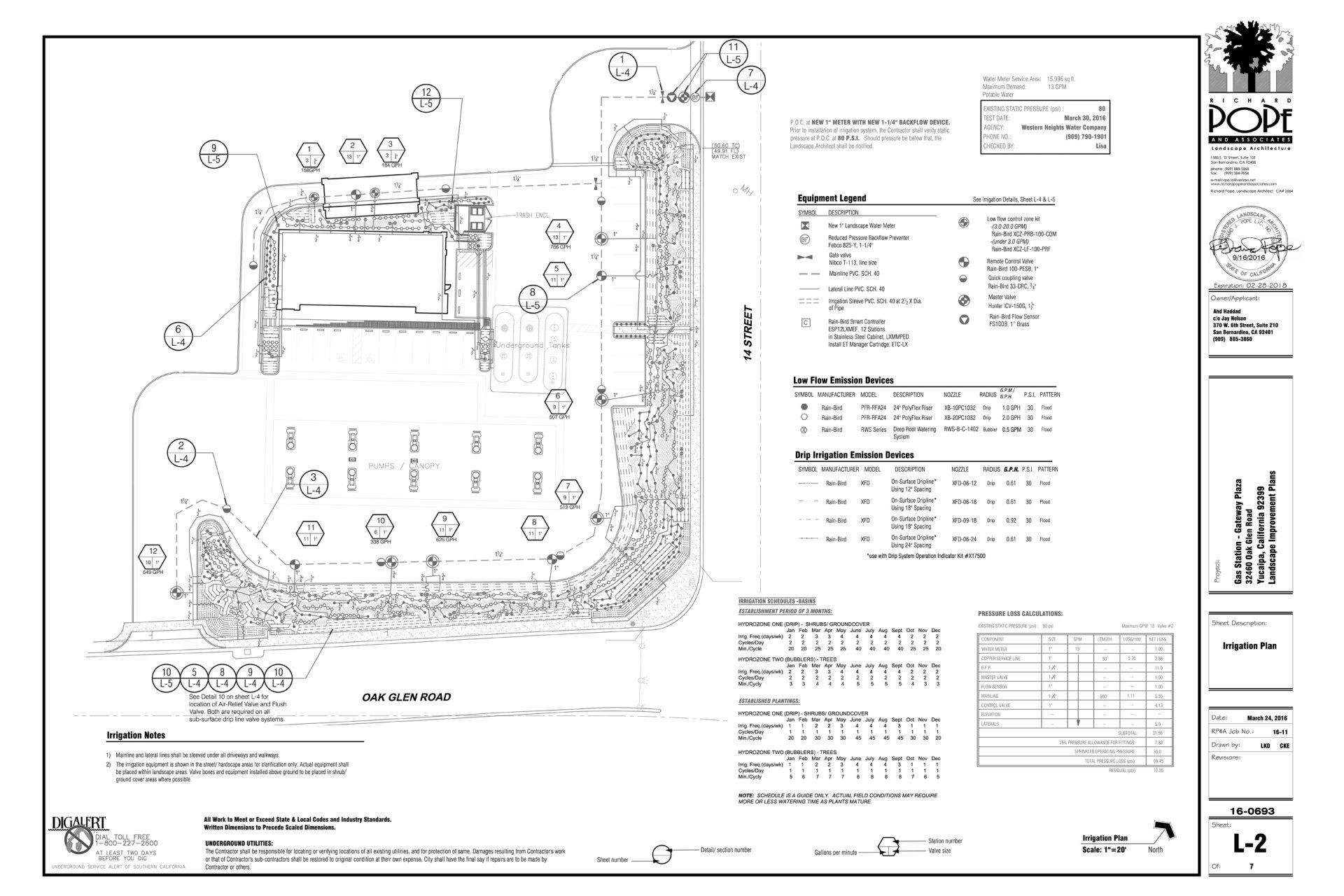 Site Planning — San Bernardino, CA — Richard Pope & Associates