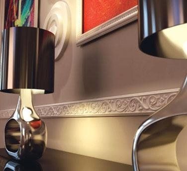 Gessi e stucchi decorativi su parete