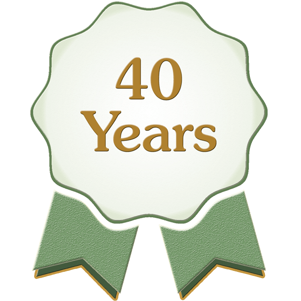 40 years badge image