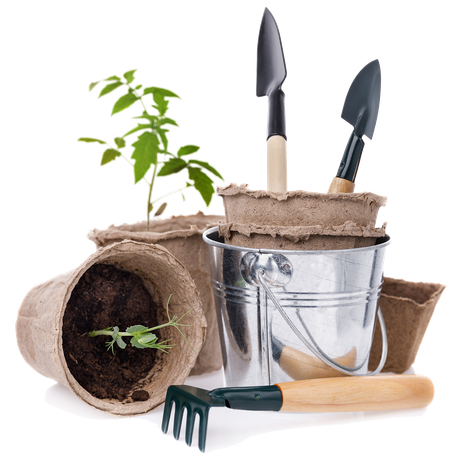 Gardening tools for Fred's Lawn Care, landscape contractor, in Nutley NJ.