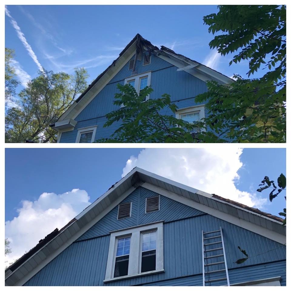 Contractor — Before And After Roof Repairing in Cranberry Township, PA