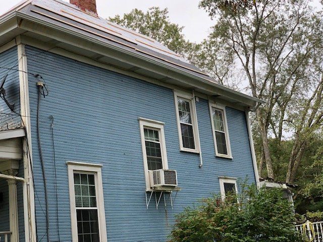 Repairs — Residential House with Blue Paint in Cranberry Township, PA