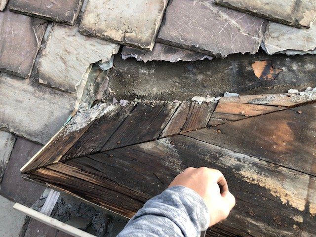 Repairs — Damaged Wooden Roof in Cranberry Township, PA