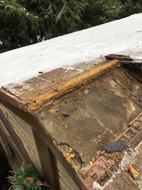 Installations — House Damaged by the Storm in Cranberry Township, PA