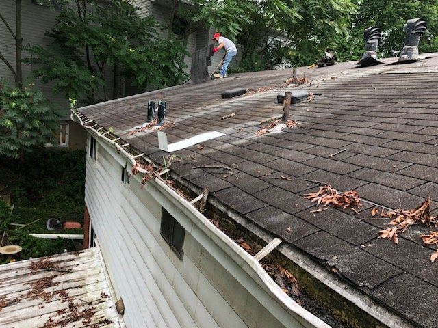 Roofing — Damaged Residential Roofing in Cranberry Township, PA