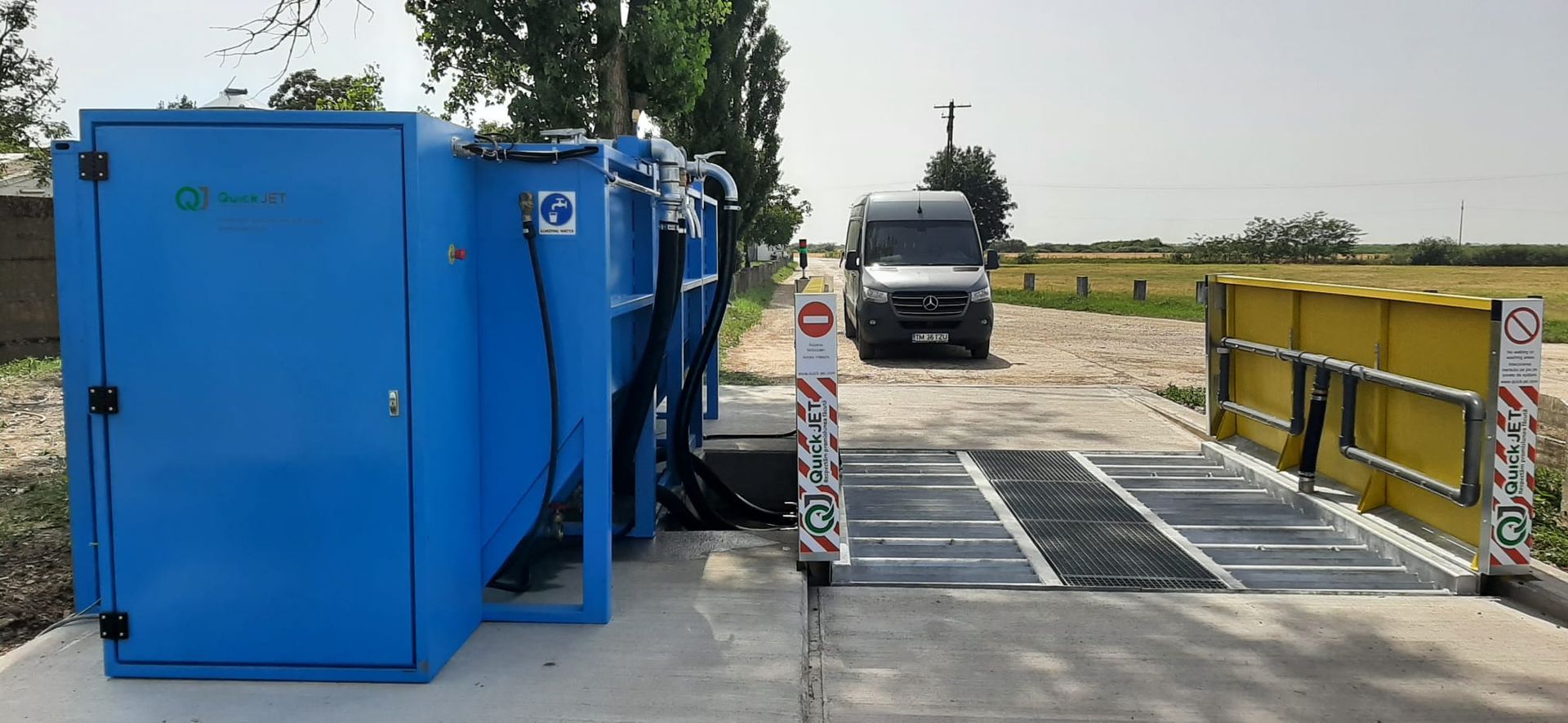 Impianto Lavaruote - Wheel Washing system SR455.TR20