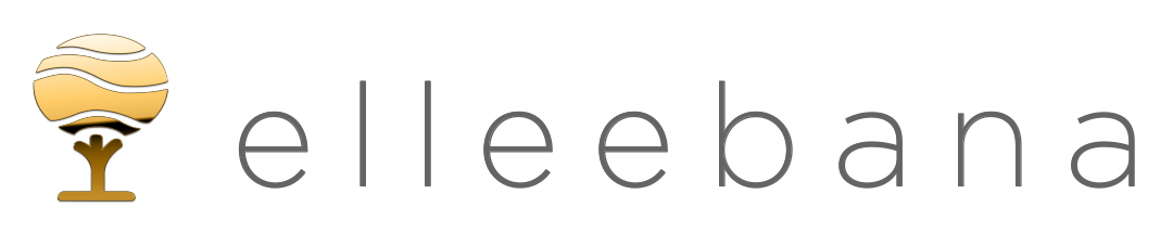 A logo for a company called elleebana