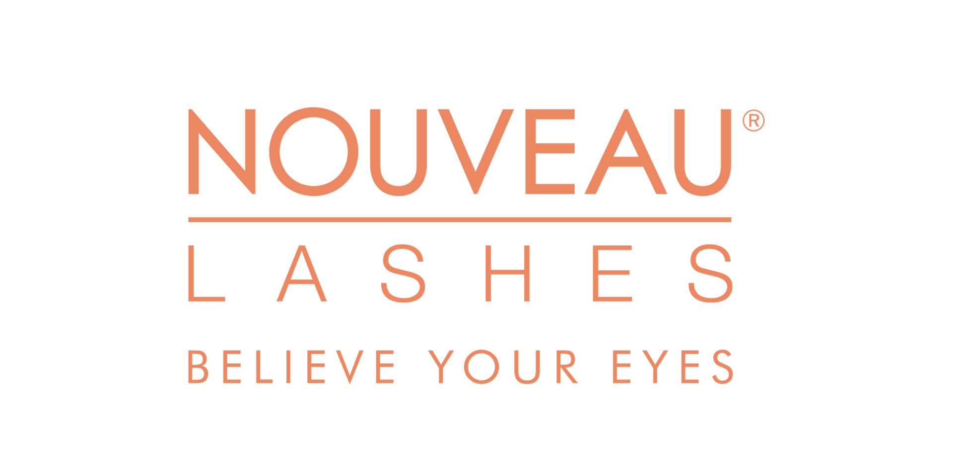The Nouveau Lashes logo with the text 