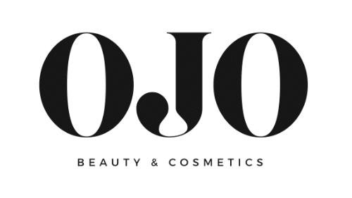 Ojo beauty and cosmetics logo on a white background