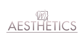 Logo for Aesthetics business, with stylized letters 