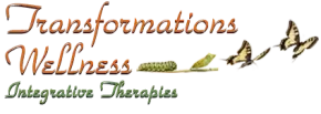 A logo for transformations wellness integrative therapies