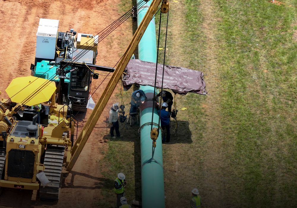 Pipeline in field