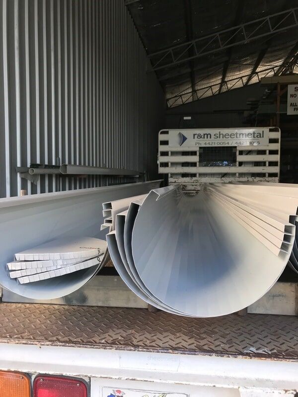Custom gutter installation — R and M Sheetmetal in South Nowra, NSW