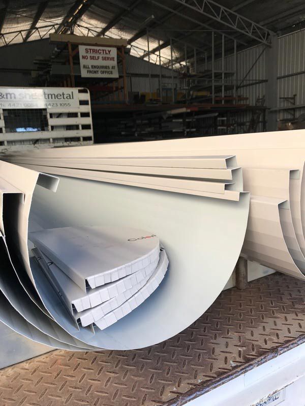 Gutter — R and M Sheetmetal in South Nowra, NSW