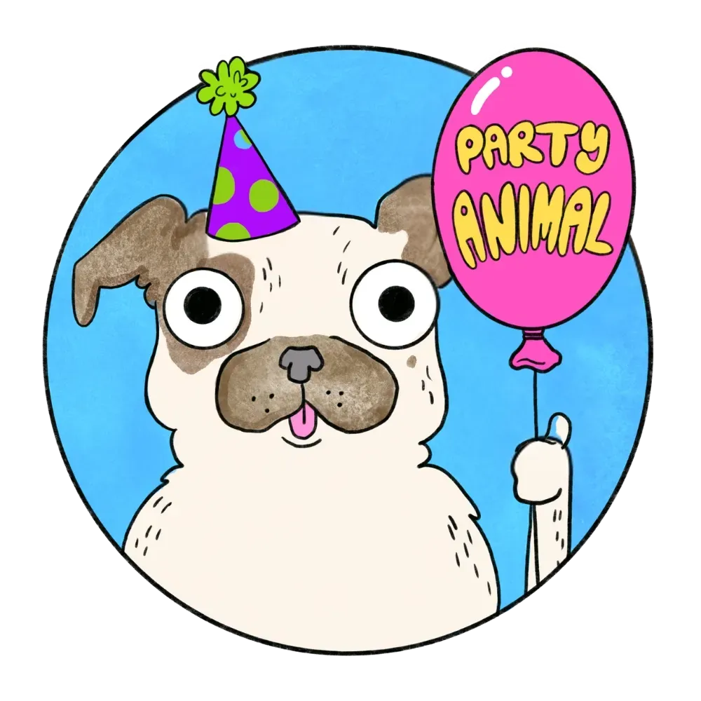Becky Baines Author Party Animal Publishing Logo