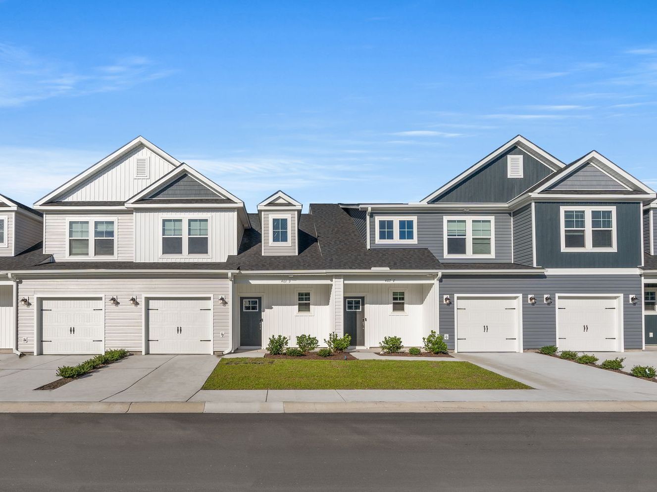 an artist 's impression of a white house with a black roof .