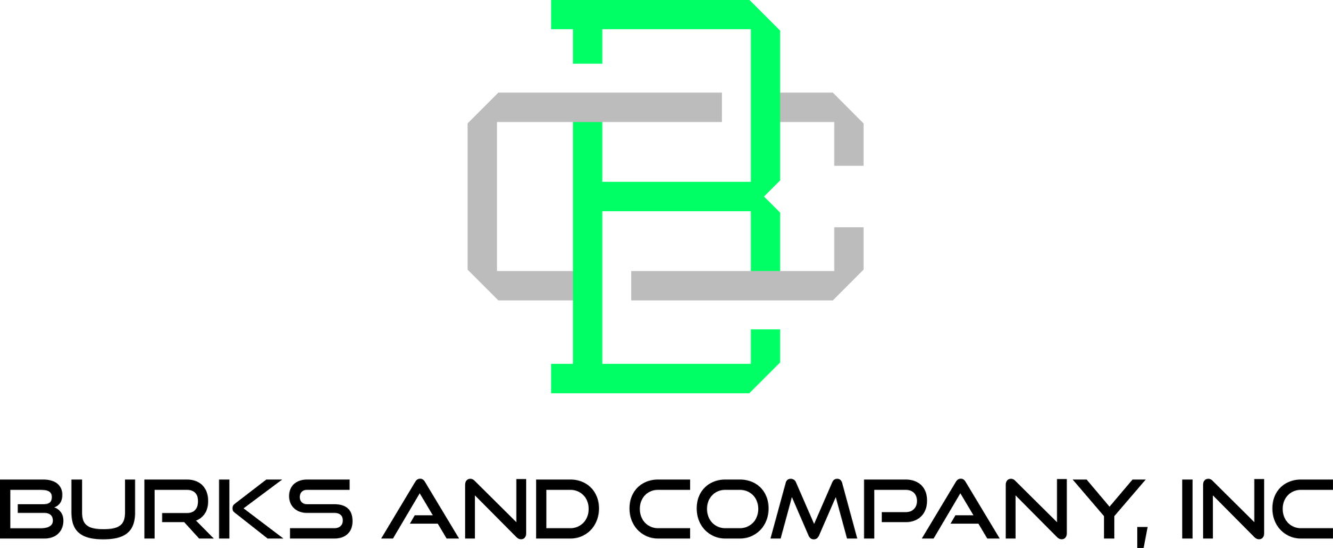 Green and grey logo with letters "E", "B", and "C".